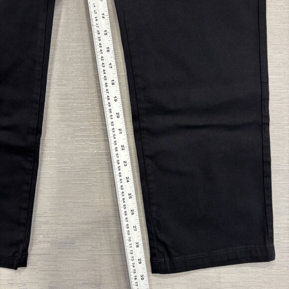 Calvin Klein Chino Pants Mens 36 x 30 Black Slim Fit Straight Leg Flex Waist - Picture 11 of 16